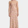 Aggie Maxi Dress Pink Vine