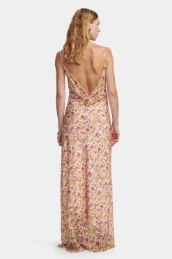 Aggie Maxi Dress Pink Vine