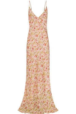 Aggie Maxi Dress Pink Vine
