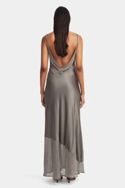Aggie Slip Dress Dusty Olive