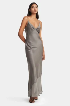 Aggie Slip Dress Dusty Olive