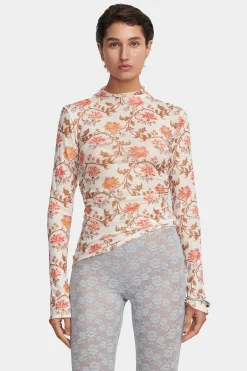 Aire Top Cream Wallpaper