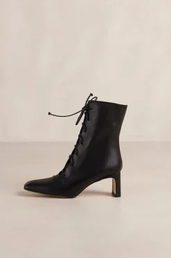 Alohas Route Laced Up Boot Black