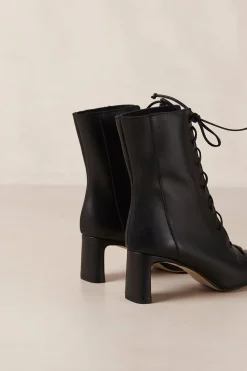 Alohas Route Laced Up Boot Black