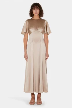Amber Dress Almond
