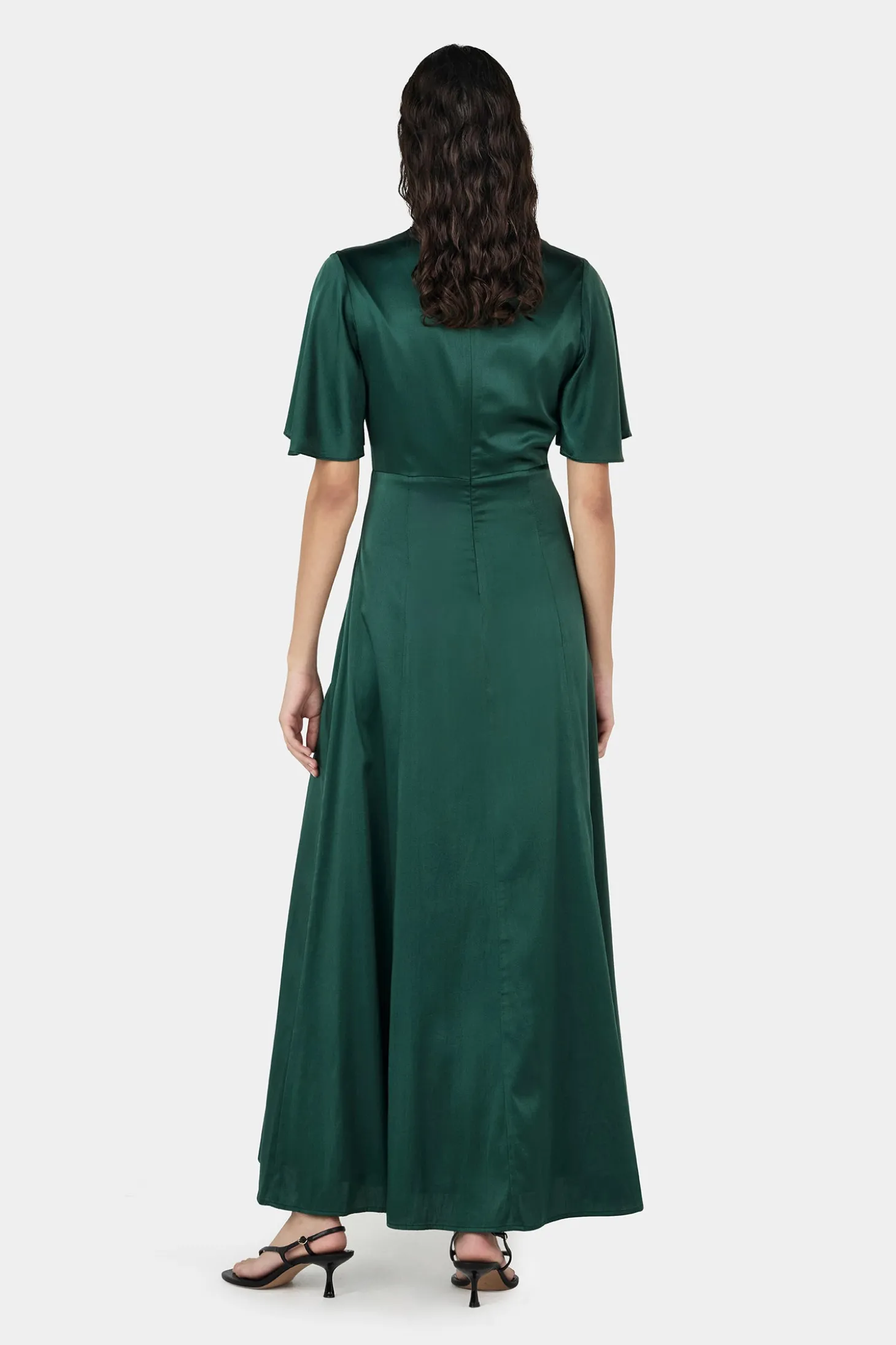 Amber Dress Pine Green