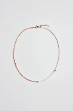 Athena + Co Reflects Necklace Peach