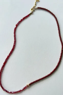 Athena + Co Reflects Necklace Mahogany