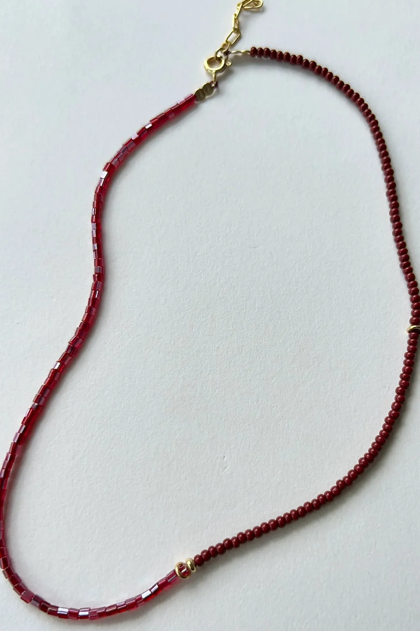 Athena + Co Reflects Necklace Mahogany