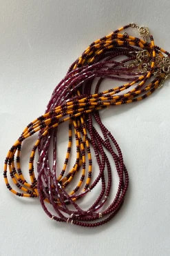 Athena + Co Reflects Necklace Mahogany