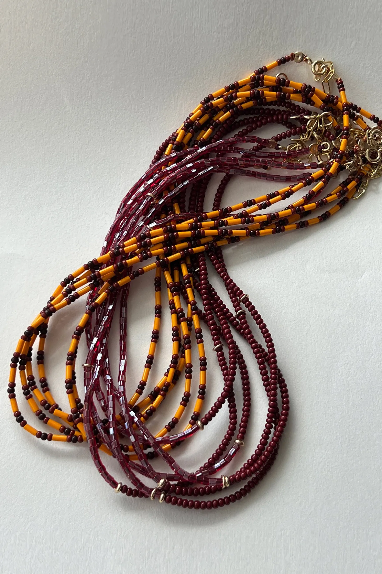 Athena + Co Reflects Necklace Mahogany