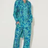 Barclay Shirt Aqua Leaf