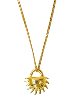 Bebe Solida Charm Penant Gold