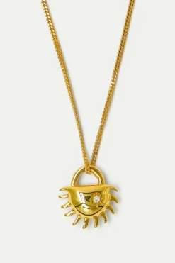 Bebe Solida Charm Penant Gold