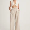 Belinda Pant Natural Check