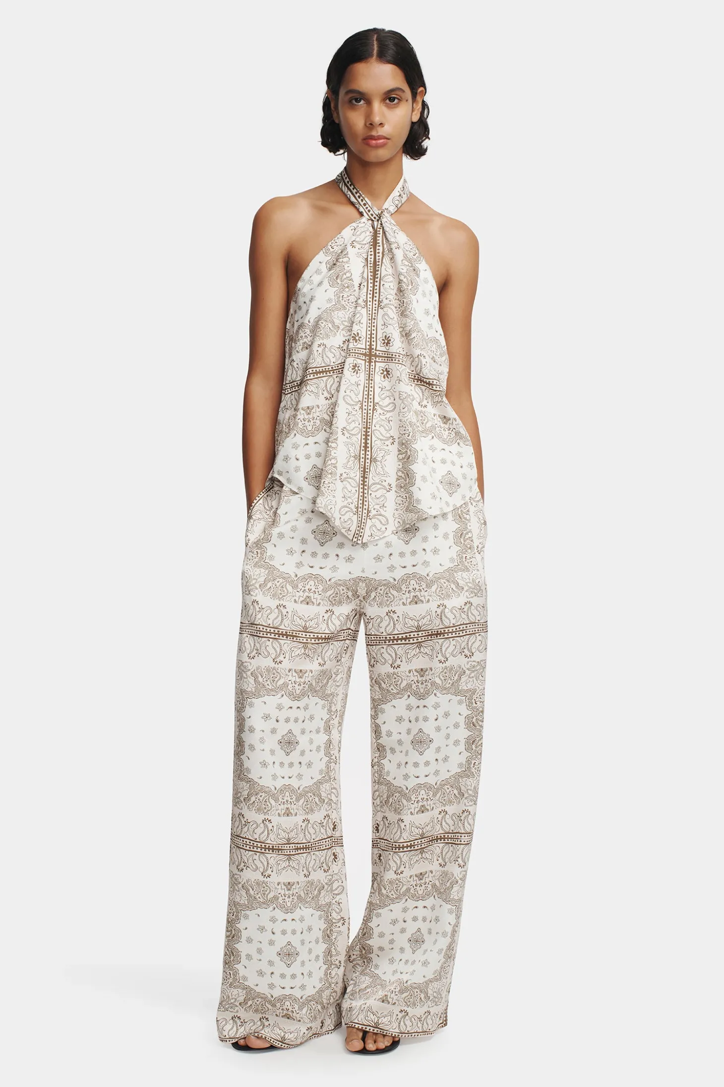 Bowden Pant Beige Bandana