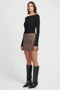 Bridget Micro Mini Skirt Pinstripe