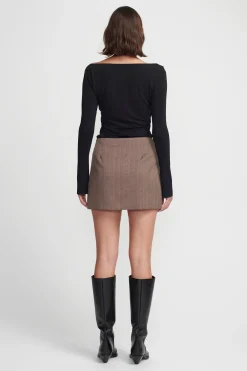 Bridget Micro Mini Skirt Pinstripe