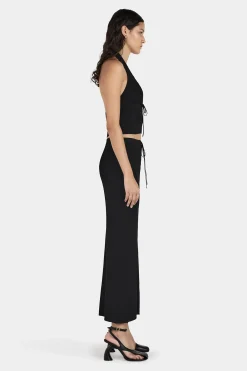 Ciao Knit Halter Black