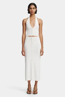 Ciao Knit Halter Ivory