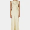 Clara Bias Dress Butter