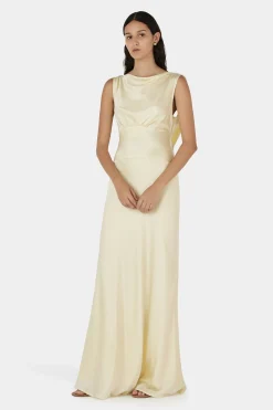 Clara Bias Dress Butter