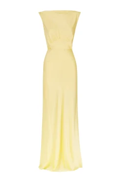 Clara Bias Dress Butter