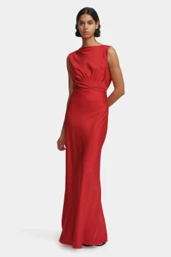 Clara Maxi Dress Samba Red