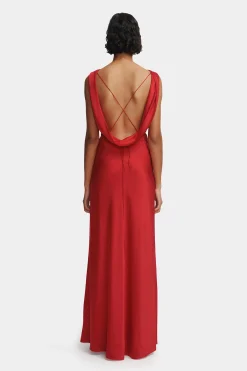 Clara Maxi Dress Samba Red
