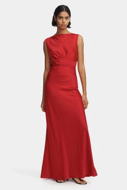 Clara Maxi Dress Samba Red