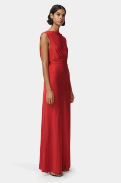 Clara Maxi Dress Samba Red