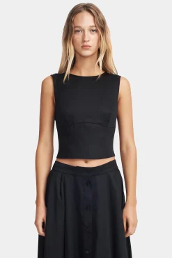 Clementine Bodice Black