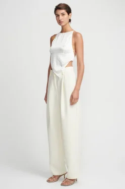 Clove Halter Top Ivory