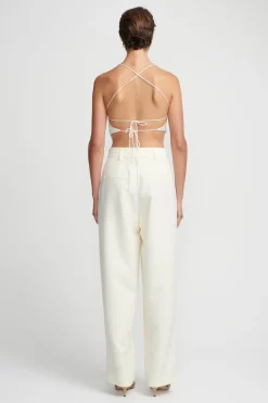 Clove Halter Top Ivory