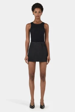 Cynthia Mini Skirt Black