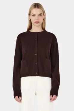 Dolly Cashmere Cardigan Cognac