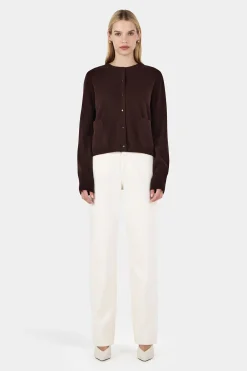 Dolly Cashmere Cardigan Cognac