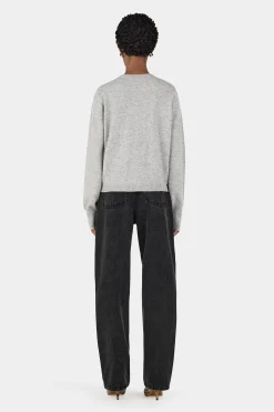 Dolly Cashmere Cardigan Grey Marle