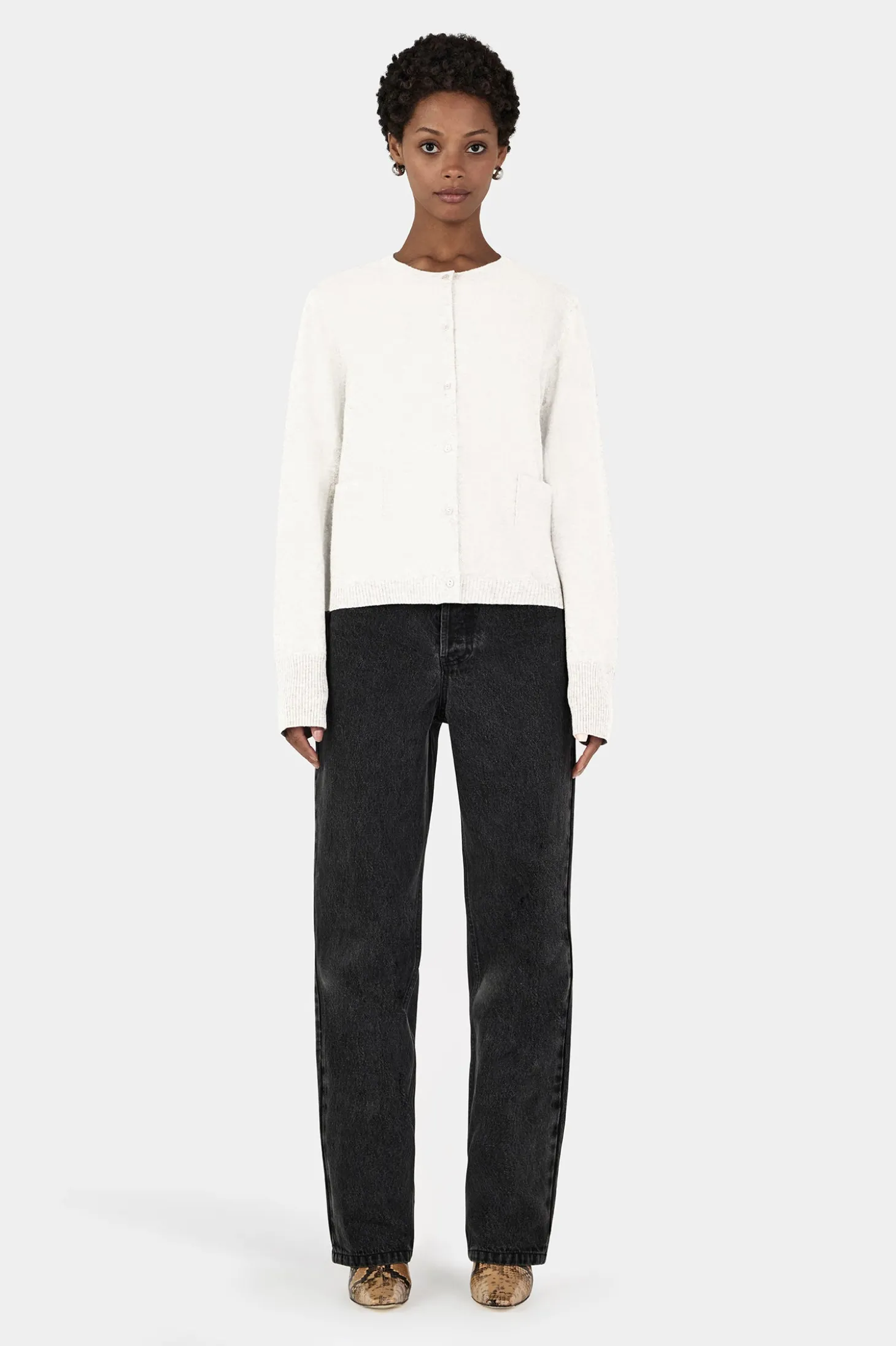 Dolly Cashmere Cardigan Ivory