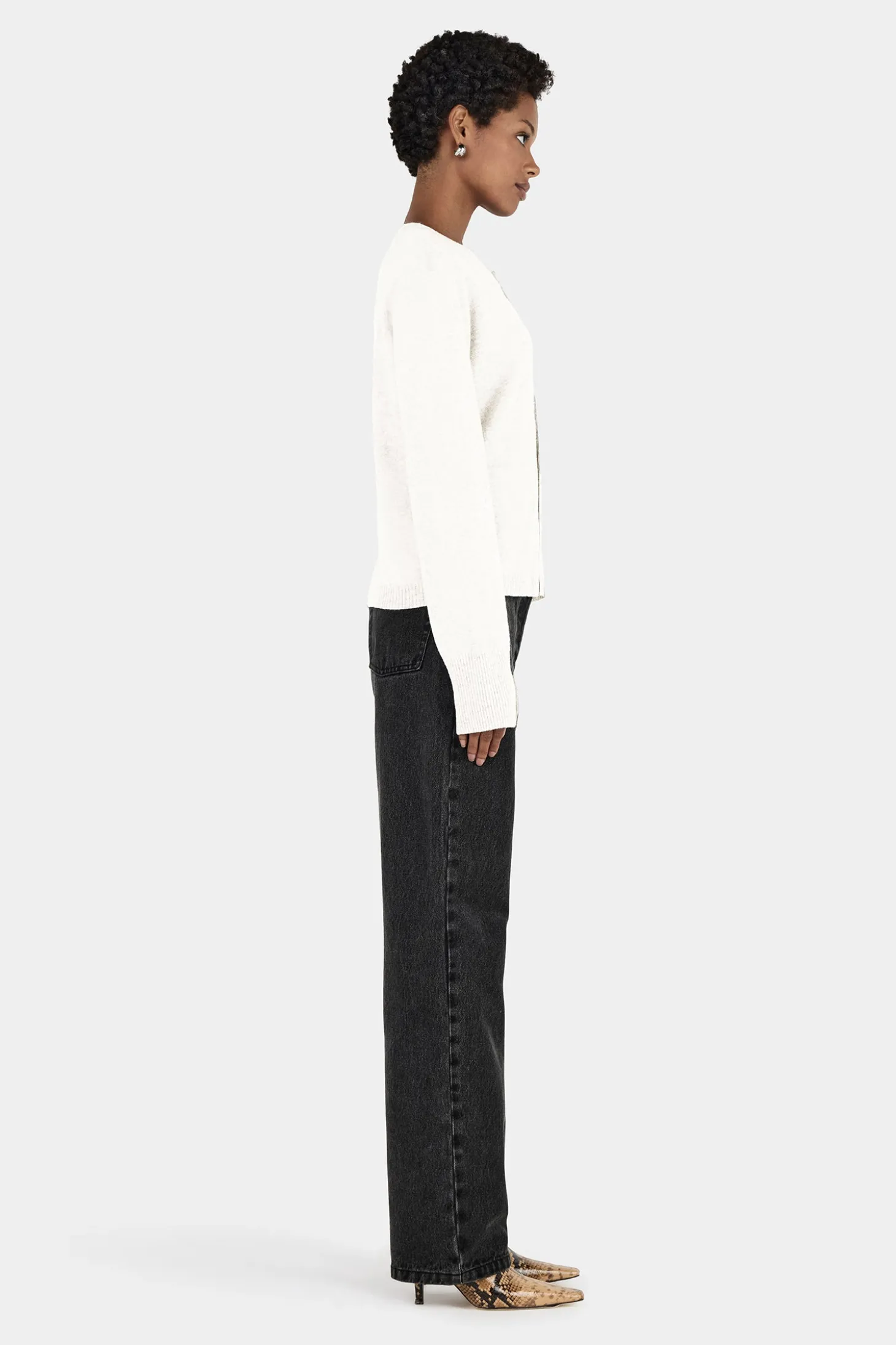 Dolly Cashmere Cardigan Ivory