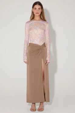 Dundas Fitted Top Paisley Parfait