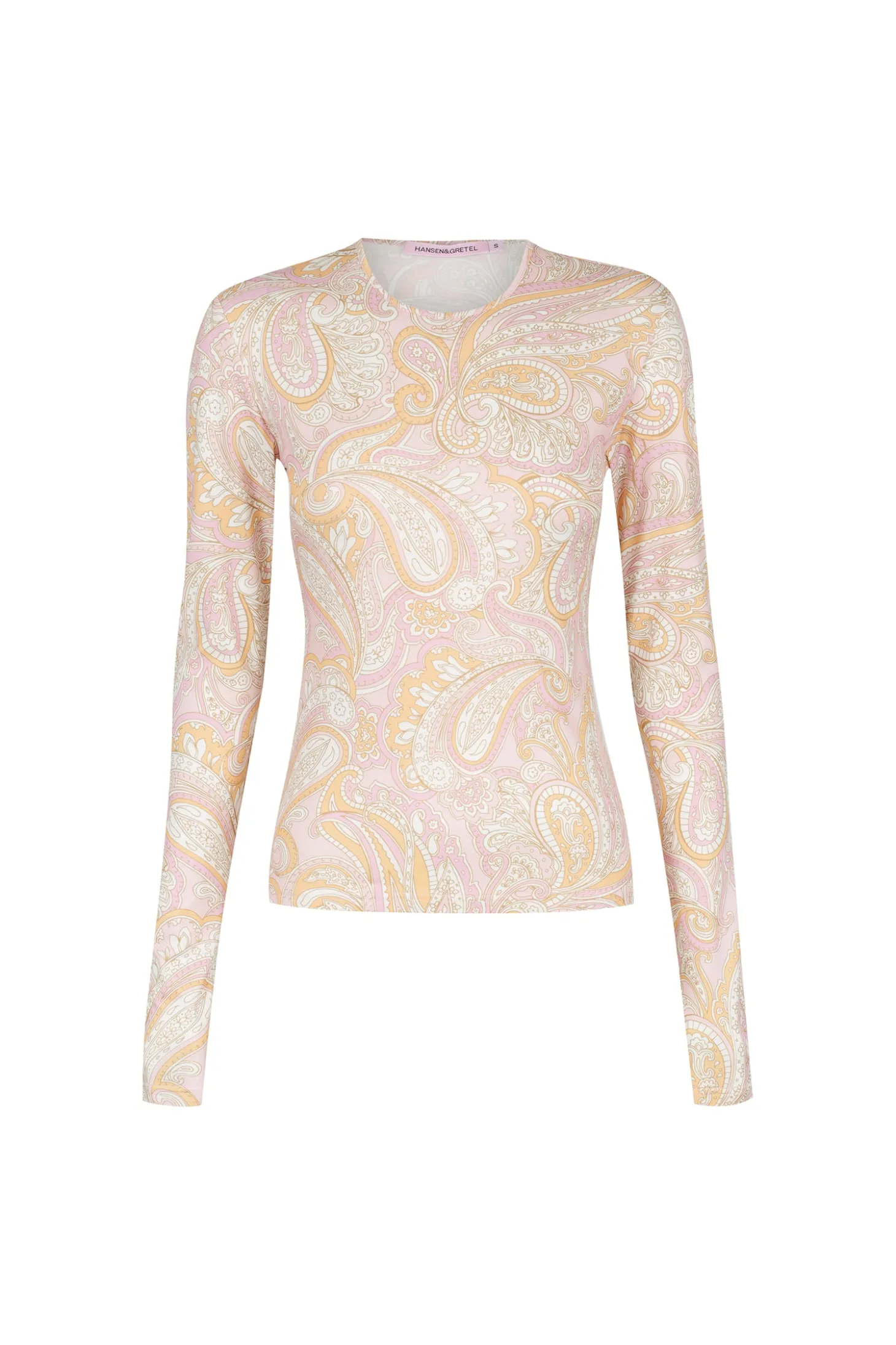Dundas Fitted Top Paisley Parfait