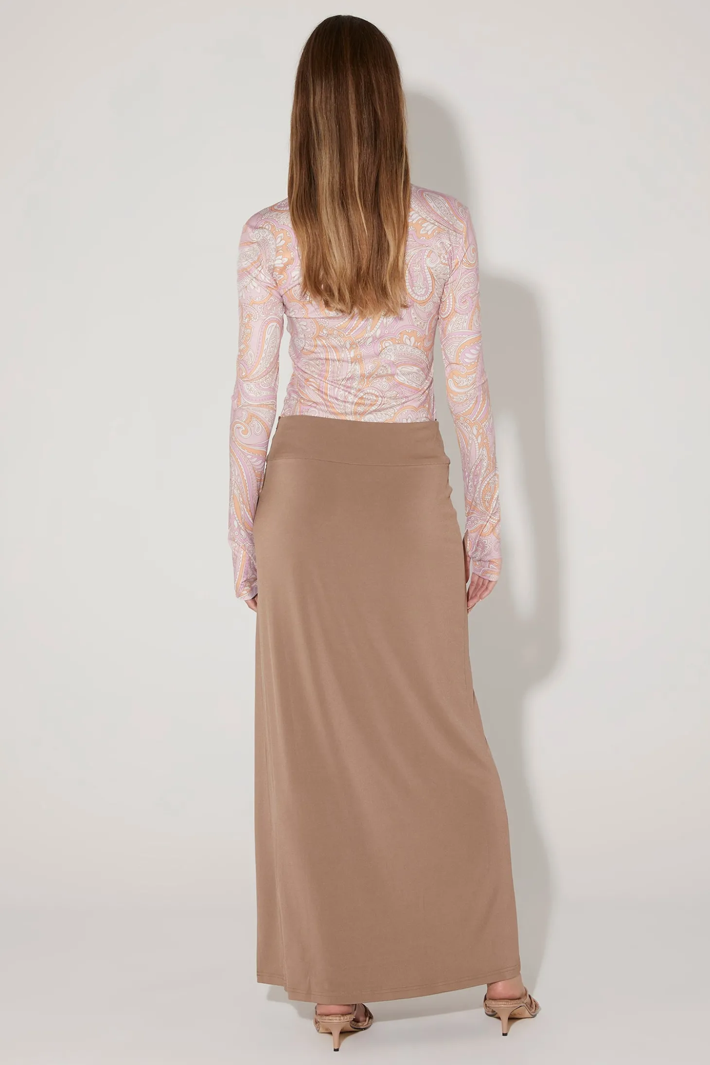Dundas Fitted Top Paisley Parfait