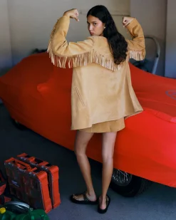 Duran Suede Jacket Caramel