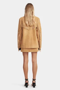 Duran Suede Jacket Caramel
