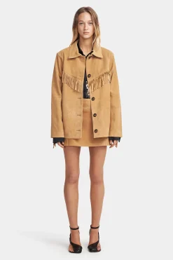 Duran Suede Jacket Caramel