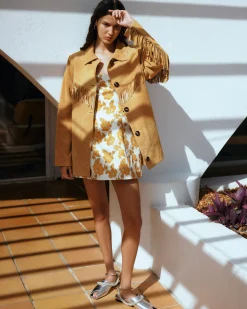 Duran Suede Jacket Caramel