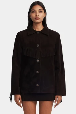 Duran Suede Jacket Carob