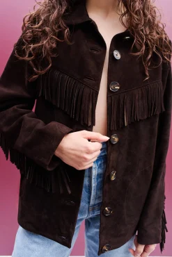 Duran Suede Jacket Carob