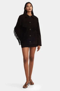 Duran Suede Jacket Carob